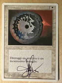 MTG ARTIST PROOF Italian Disenchant AP Sketch Amy WEBER Magic - Image 2