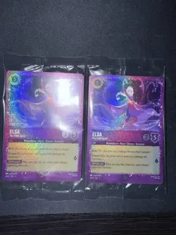 Disney Lorcana Elsa, The Fifth Spirit 6/P3 Foil Dreamborn Hero Lot of 2 - Image 1