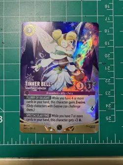 Tinker Bell - Snowflake Collector (Store Championship) 34 Disney Lorcana Promo - Image 1
