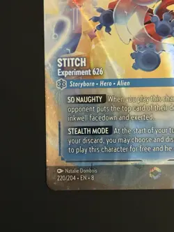 Ravensburger Disney Lorcana Stitch - Experiment 626 Enchanted - Set 8 Foil EN - Image 5