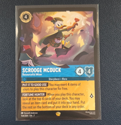 Ravensburger Disney Lorcana Scrooge McDuck Resourceful Miser Legendary - Image 1