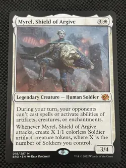 Myrel, Shield of Argive 18 Normal The Brothers' War NM MTG - Image 1