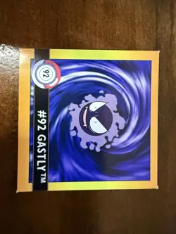 Gengar 94 Haunter 93 Gastly 92 Pokemon Artbox 1999 Vintage Stickers Series 1 NM - Image 2
