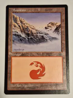 Mountain (158) - Portal: Second Age - Magic the Gathering MTG Nice! - Image 1