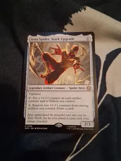 NM Iron Spider, Stark Upgrade, MTG, Marvel's Spider-Man, Magic, 166 - Image 1