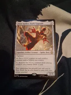 NM Iron Spider, Stark Upgrade, MTG, Marvel's Spider-Man, Magic, 166 - Image 2