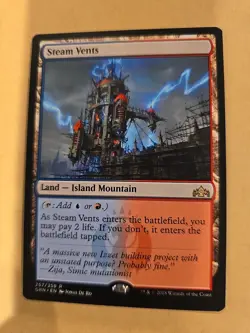 MTG Steam Vents - Guilds of Ravnica (GRN) #257 - Image 1