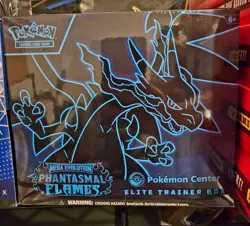 Pokemon TCG Mega Evolution Phantasmal Flames Pokemon Center ETB Sealed - Image 1