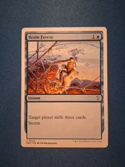 Brain Freeze Mystery Booster White Border NM Magic MTG - Image 1