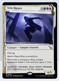 Vein Ripper - Murders at Karlov Manor - Showcase - Mythic Black Creature - Image 1