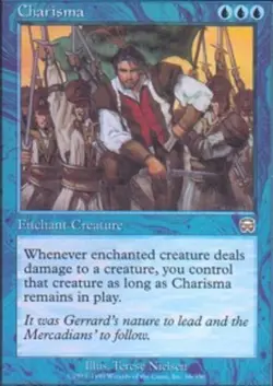 Damaged, English MTG Regular Charisma Mercadian Masques Magic the Gathering - Image 1
