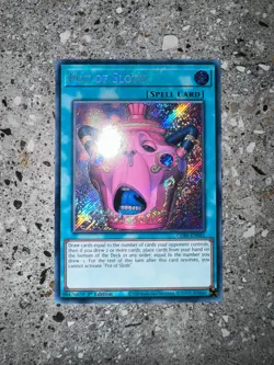 Yugioh TCG Pot of Sloth CORI-EN061 Secret Rare 1st Edition EU NM-M - Image 3