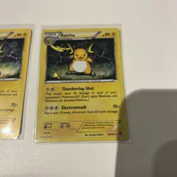 Pokemon TCG XY: Breakthrough Raichu Card 49/162 Reverse Holo Foil Near Mint - Image 3