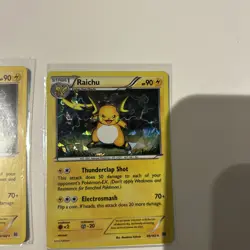 Pokemon TCG XY: Breakthrough Raichu Card 49/162 Reverse Holo Foil Near Mint - Image 5