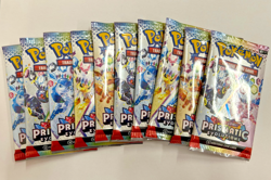 10x Pokemon Prismatic Evolutions Booster Pack SV 8.5 ETB Sealed English Promo - Image 1