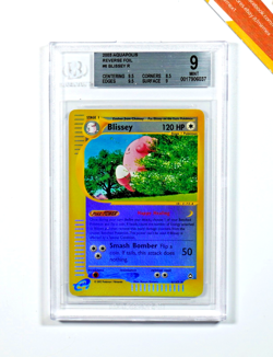 Pokemon BGS 9 Blissey #6 Reverse Foil Aquapolis 2003 English - Image 1