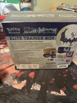 Sun & Moon ETB Elite Trainer Box Lunala Base Set. Small Test On Front. Pokemon - Image 3