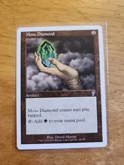 Moss Diamond - 7th Edition - MTG Magic - Uncommon - Artifact - Image 1