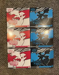 Pokemon Black Bolt & White Flare Elite Trainer Box ETB Lot of 6 | Sealed ✅ - Image 1