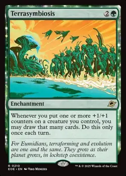 Magic The Gathering MTG TERRASYMBIOSIS Edge of Eternities NM Near Mint - Image 1