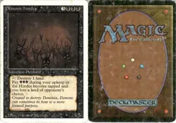 Demonic Hordes (HP) Revised Edition 3ED Magic MTG - Image 1