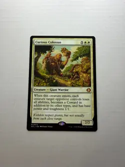 Curious Colossus 12 Mythic Lorwyn Eclipsed Magic: The Gathering Mtg Near Mint - Image 1