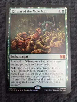 MtG MSH -Return of the Mole Man Foil NM! 👀 - Image 1