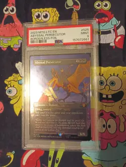 MTG Abyssal Persecutor Borderless Foil Lord of the Rings 525 PSA 9 - Image 1