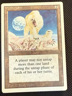 Winter Orb Revised 3rd Edition Magic the Gathering Rare Artifact MtG - Image 1