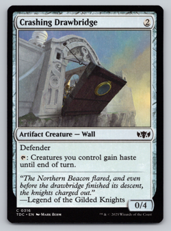 Crashing Drawbridge - Commander Tarkir: Dragonstorm - MTG - Image 1
