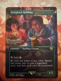 MTG | Delighted Halfling 402 Foil | Lord of the Rings Tales of Middle-Earth - Image 1