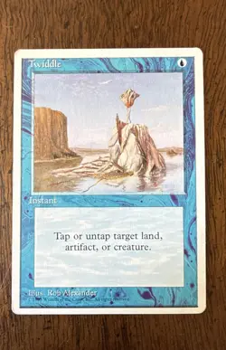 Twiddle MTG Core Set 4th Edition Regular Magic, The Gathering MTG M/HP - Image 1