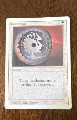 Disenchant Revised Edition Regular Magic The Gathering MTG M/HP - Image 2