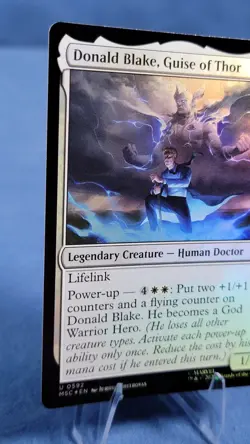 Donald Blake Guise of Thor FOIL MSC 592 Mtg Commander: Marvel Super Heroes - Image 5