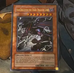 Yu-Gi-Oh! Konami Van'Dalgyon the Dark Dragon Lord Ultra Rare Holo JUMP-EN023 EN - Image 1