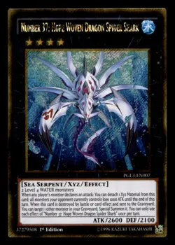 Number 37: Hope Woven Dragon Spider Shark Premium Gold: Infinite Gold PGL3-EN007 - Image 1