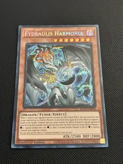 Yugioh Fydraulis Harmonia BLZD-EN024 Blazing Dominion Secret Rare 1st Edition NM - Image 1