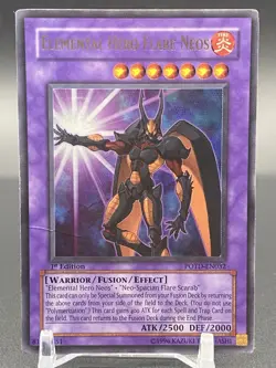 Elemental Hero Flare Neos Ultra Rare Power Of The Duelist POTD-EN032 - Image 1