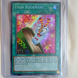 Konami Yu-Gi-Oh! Toon Bookmark Toon Chaos Collector's Rare Holo 1st EN 2020 - Image 1