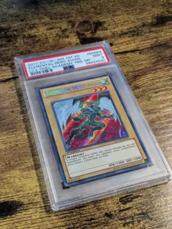 Yugioh Elemental HERO Avian LCGX-EN002 Secret Rare 1st Ed NM 2011 PSA 9 MINT - Image 2
