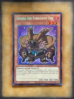 Yugioh Exodia the Forbidden One BLGG-EN002 Secret Rare 1st Ed NM - Image 1