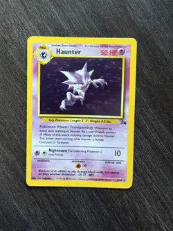 Haunter 6/62 Holo Rare - Pokemon TCG Fossil WOTC - LP+ #22 - Image 1