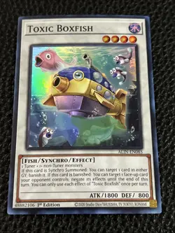 Toxic Boxfish (X3) ALIN-EN085 Yugioh 1st (New) Super Rare - Image 1