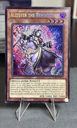 Yu-Gi-Oh! Aleister the Reminiscent Secret Rare 1st Ed CORI-EN015 - Image 1