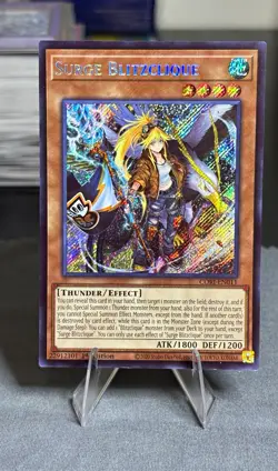 Yu-Gi-Oh! Surge Blitzclique CORI-EN011 1st Ed Secret Rare - Image 1