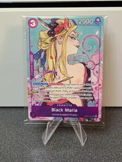 Black Maria Promo Alt Art OP08 074 SR One Piece Illustration Box Vol 2 - Image 1