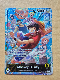 One Piece Monkey D. Luffy Alt Art OP15-098 L Adventure on KAMI's Island English - Image 1
