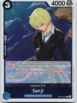 [Playset of 4] Sanji OP15-047 Foil One Piece Adventure on Kami's Island - NM - Image 3