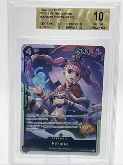 Pristine 2024 BGS 10 ONE PIECE OP06-WINGS OF THE CAPTAIN #093 PERONA SR - Image 1