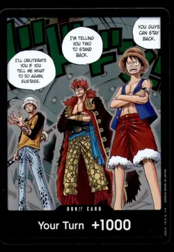 DON!! Trafalgar Law, Eustass Kid and Luffy (Double Pack Set Vol. 4) Foil NM - Image 1